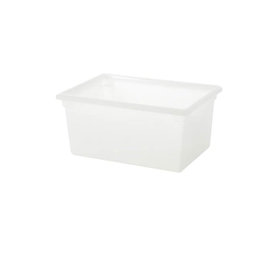 FSE 3-1/2-Gallon White Food Storage Box, Polycarbonate, 12"W x 18"D x 6"H