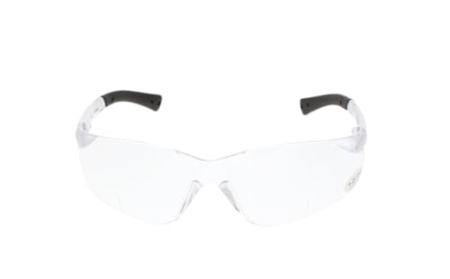 MCR Safety BKH20 Bearkat Glasses, Clear Lens - color: Clear Lens, size: 2.0 Diopter
