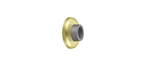 Deltana WB250U3 21/2-Inch Diameter Wall Mount Concave Flush Bumper - color: Polished Brass
