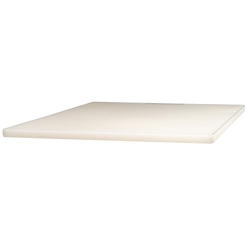 Winco 18" x 24" White Heavy-Duty Plastic Cutting Board (Set of 6) - color: White, size: 18" x 24" x 3/4"