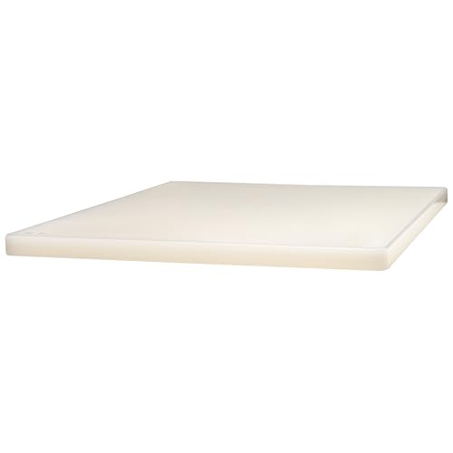 Winco 18" x 24" White Heavy-Duty Plastic Cutting Board (Set of 4) - color: White, size: 18" x 24" x 1"