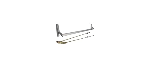 31108547628 CRL Satin Aluminum 48" Jackson 10 Series Non-Handed Concealed Vertical Rod Panic Exit Device