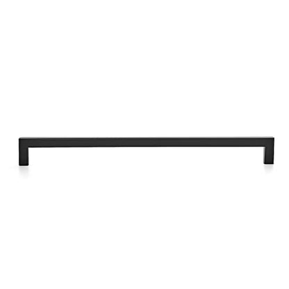 Ravinte Matte Black Cabinet Handles Square Pulls 12-3/5 Inch 10 Pack - size: 13 Inch (12-3/5 Inch Hole Center)