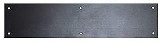 GDI Hardware - 2-Pack Savings - Metal Aluminum Kick Plate - 3/64-inch Thick - Choose The Height and Width for Your Door - Multiple Finishes (Black, 8" X 34") - color: Black, size: 8" X 34"