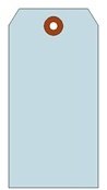 Shipping Tag, HVY. Wt., Lt. Blue, Sz #3, Box of 1000, Plain