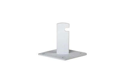 Dazzling Displays 12-Pack White Gridwall Panel Mount Brackets - Essential for Gridwall, Slatgrid, or Trellis Mounting