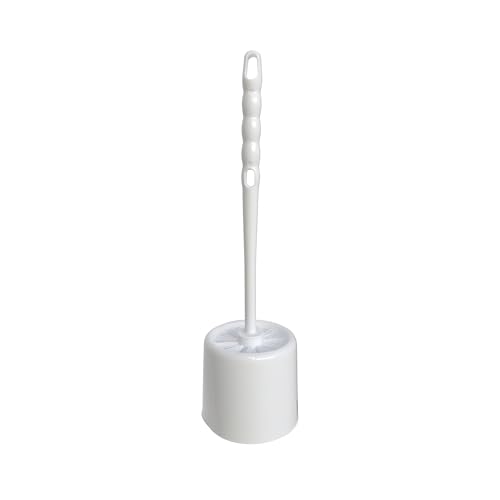 Sparta Toilet Bowl Brush with Caddy, 16 Inch, White