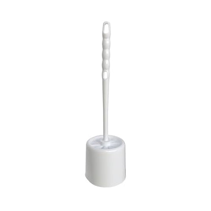 Sparta Toilet Bowl Brush with Caddy, 16 Inch, White