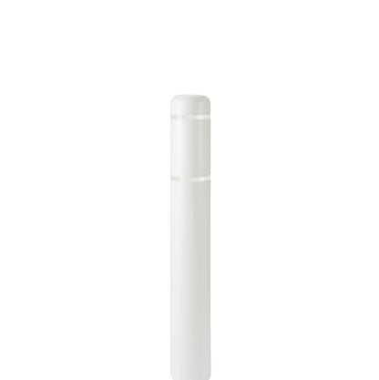 BollardGard 7" x 52" Bollard Cover White - Innoplast (White White Tape) - color: White White Tape, size: 7\"x52\"