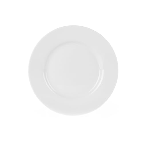 10 Strawberry Street 6" Catering Round Appetizer Plate, Set of 12,White - size: 6" Appetizer, style: Round