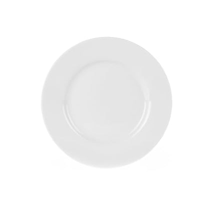 10 Strawberry Street 6" Catering Round Appetizer Plate, Set of 12,White - size: 6" Appetizer, style: Round