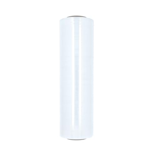 PSBM Blown Stretch Film/Wrap, 1 Roll 12 Inch x 1500 Feet 80 Gauge Heavy Duty Ultimate Stretch Clear Plastic Wrap Industrial Strength Shrink Film for Moving, Packing & Shipping - 1 Pack,80 Gauge - size: 1 Pack, style: 80 Gauge