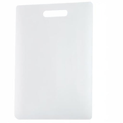 Dexas NSF Polysafe Cutting Board with Handle, 11 by 14.5 inches, White - size: 11"L x 14.5"W, style: Flat