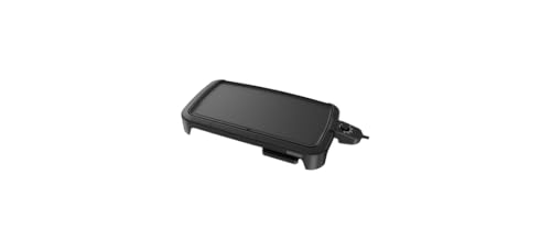 BLACK+DECKER 8-Serving Electric Griddle, GD2051B, Non-Stick Cooking Surface, Warming Tray, Removable Drip Tray, Family Sized - style: Griddle with Warming Tray