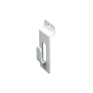 Slatwall Notch Picture Hanger Utility Peg Hook Lot of 25 - New White