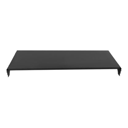 4 Packs Gondola Shelves for Industrial Grade Black Pegboard Display Stand, End Shelf for Gondola Shelving Unit, Retail Display Shelves