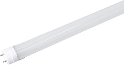 LightingWill LED T8 Light Tube 4FT, Natural White 4000K, Dual-End Powered Ballast Bypass, 2000Lumens 18W (40W Fluorescent Equivalent), Frosted Cover, AC85-265V Lighting Tube Fixtures, 1Pack - color: Natural White, size: 4FT-1 Pack