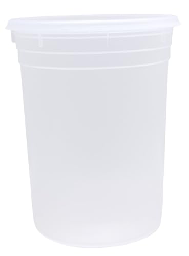 Extreme Freeze Deli Food Containers with Lids, 32-Ounce, 24-Pack