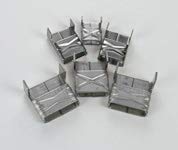 ISO WS153 Type 201 Stainless Steel Wing Seals 3/8" - 100 per Box
