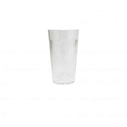 TrueCraftware- 8 oz. Belize Tumbler/Drinking Cups Clear Polycarbonate Set of 12-Premium Iced Tea Glasses Stackable Reusable Drinking Glasses Dishwasher Safe Break-Resistant for Home Restaurants - color: Clear, size: 8 oz