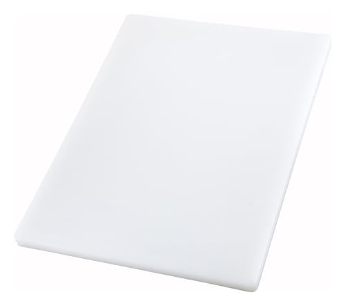 Winco 12" x 18" White Cutting Board (Set of 4) - color: White, size: 12" x 18" x 1"