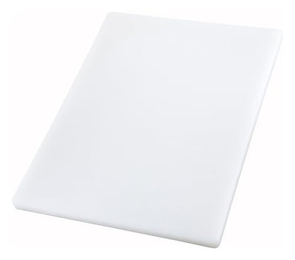 Winco 12" x 18" White Cutting Board (Set of 4) - color: White, size: 12" x 18" x 1"