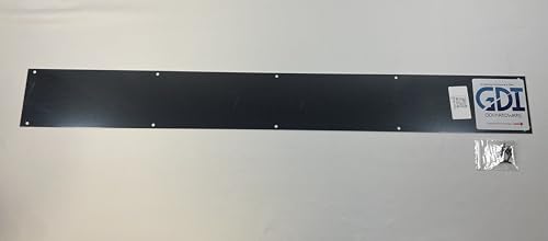 Anodized Aluminum Kickplates 0.040-Inch Profile, Square Corners, American-Made. Available in Various Colors and Sizes (Dark Brown, 4" x 34" - for a 36" Door) - color: DB-Dark Brown, size: 4" x 34" - for 36" Door