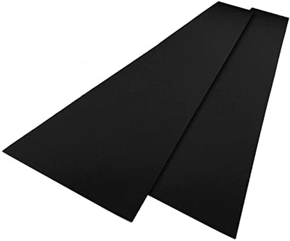 XCEL Marine Foam Roll with Self Adhesive - Black, 60" x 8" x 1/4" 2 Pack Closed Cell Foam Rubber Water Resistant Padding Sheet - Home, Marine, Garage, Automotive, Crafts & Cosplay - color: Black, size: 60" x 8" x 1/4" (2 Pack)