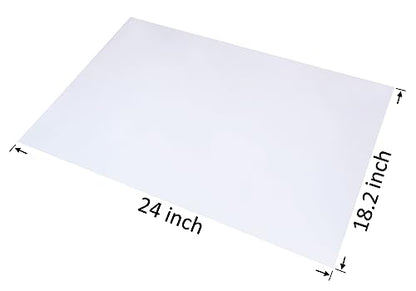 Wowfit 100 CT 18.2x24 1.1 Mil Large Clear Plastic Bags, Flat Open Poly - size: 18.2"x24"-100pcs