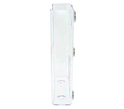 Marketing Holders Metal Mount 8.5" Wide Magazine Holder Brochure Magnetic Pamphlet Catalog Document Booklet Display Literature Printed Material Metal Surfaces - size: 8.5" Wide Magnetic Mount