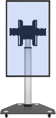Smart Board JAV Mobile Stand, Four Lockable Wheels, Height Adjustable Portable Stand for Office Classroom