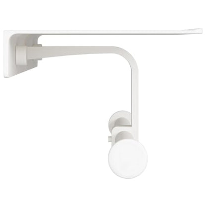 Danpoo Bathroom Toilet Paper Holder with Shelf, Wall Mount, Double Roll, White - color: White