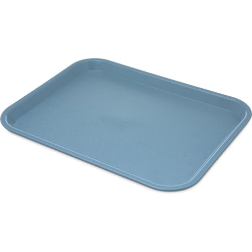 Carlisle FoodService Products Café Cafeteria Tray, Fast Food Tray for Restaurant or Commercial Use, 12" x 16", 24 Count, Slate Blue - color: Slate Blue, size: 12" x 16"