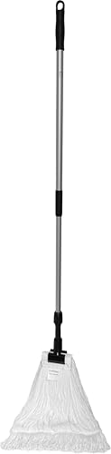 Professional Nylon Looped-End Wax Mop (3 Pack) - Medium Size with Wide Band - size: Medium w/Wide Headband