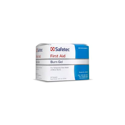 Safetec Burn Gel.125 oz. Pouch 25 ct. Box