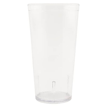 G.E.T. 6632-1-CL-EC Heavy-Duty Plastic Restaurant Tumblers, 32 Ounce, Clear (Set of 4) - color: Clear, size: 32 Ounces, style: 32 ounces (Wide)