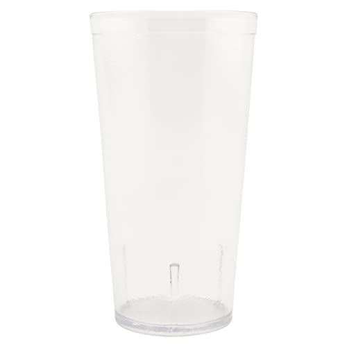 G.E.T. 6632-1-CL-EC Heavy-Duty Plastic Restaurant Tumblers, 32 Ounce, Clear (Set of 4) - color: Clear, size: 32 Ounces, style: 32 ounces (Wide)