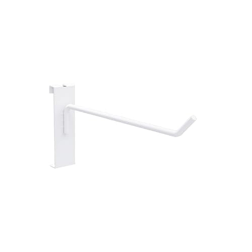 6'' Gridwall Hooks White, 25PCS Heavy Duty Gridwall Hangers - color: White, size: 6 Inch