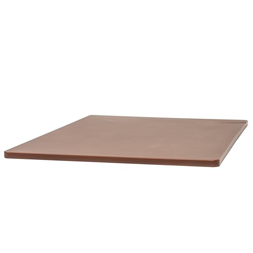 Winco 15" x 20" Brown Heavy-Duty Plastic Cutting Board (Set of 6) - color: Brown, size: 15" x 20" x 1/2"