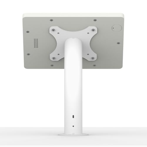 VidaMount White Enclosure and Fixed Neck Wall/Table Surface Mount [Bundle] Compatible with iPad mini 1/2/3 - color: White, size: iPad Mini 1/2/3