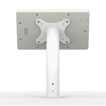VidaMount White Enclosure and Fixed Neck Wall/Table Surface Mount [Bundle] Compatible with iPad mini 1/2/3 - color: White, size: iPad Mini 1/2/3