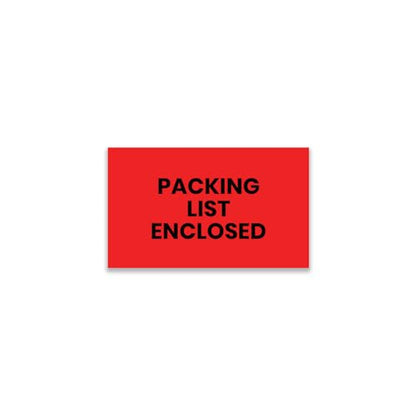 StickerJet Packing List Enclosed Labels 3"x5" – 500 Pcs Adhesive Roll for Shipping, Packing, Warehousing & Handling Instructions﻿– Easy Peel & Stick Warning Stickers – Made in USA - color: Packing List Enclosed