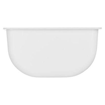 Restaurantware White Plastic Pint Insert, 5.5 x 3.5 x 2.8 In - size: 1.25 Pint