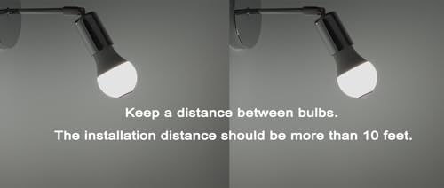Motion Sensor Light Bulbs for Outdoor Indoor, 9W A19 Motion Detector Led Bulb, 60 Watt Equivalent, E26 800lm 5000K Daylight, Dusk to Dawn Motion Activated Security Lights for outside, Inside (2 Pack)