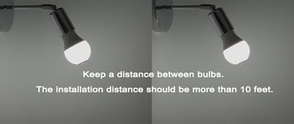 Motion Sensor Light Bulbs for Outdoor Indoor, 9W A19 Motion Detector Led Bulb, 60 Watt Equivalent, E26 800lm 5000K Daylight, Dusk to Dawn Motion Activated Security Lights for outside, Inside (2 Pack)