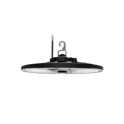 Lithonia Lighting Compact Pro Round LED High Bay Light, Ceiling Lighting Fixture, Adjustable 12000/15000/18000 Lumens, Selectable 4000K/5000K, UVOLT 120–347V, Black (CPRB ALO13 UVOLT SWW9 80CRI DBL) - size: 13-Inch | Switchable White Light, style: Adjusta