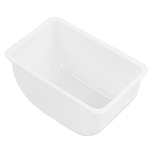 Restaurantware White Plastic Pint Insert, 5.5 x 3.5 x 2.8 In - size: 1.25 Pint