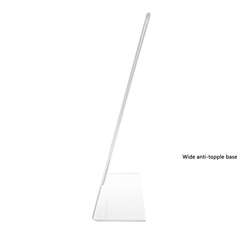 Marketing Holders 2 Pack Sign Holder 8.5" x 14" Countertop Clear Acrylic Side Loading Table Tent Display Stand for Printed Legal Size Paper Photo Display at Medical Office or Restaurants - size: 8.5"w x 14"h