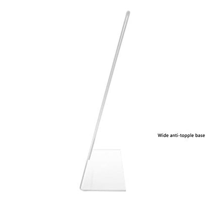 Marketing Holders 2 Pack Sign Holder 8.5" x 14" Countertop Clear Acrylic Side Loading Table Tent Display Stand for Printed Legal Size Paper Photo Display at Medical Office or Restaurants - size: 8.5"w x 14"h