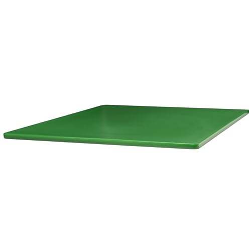 Winco 18" x 24" Green Heavy-Duty Plastic Cutting Board (Set of 6) - color: Green, size: 18" x 24" x 1/2"